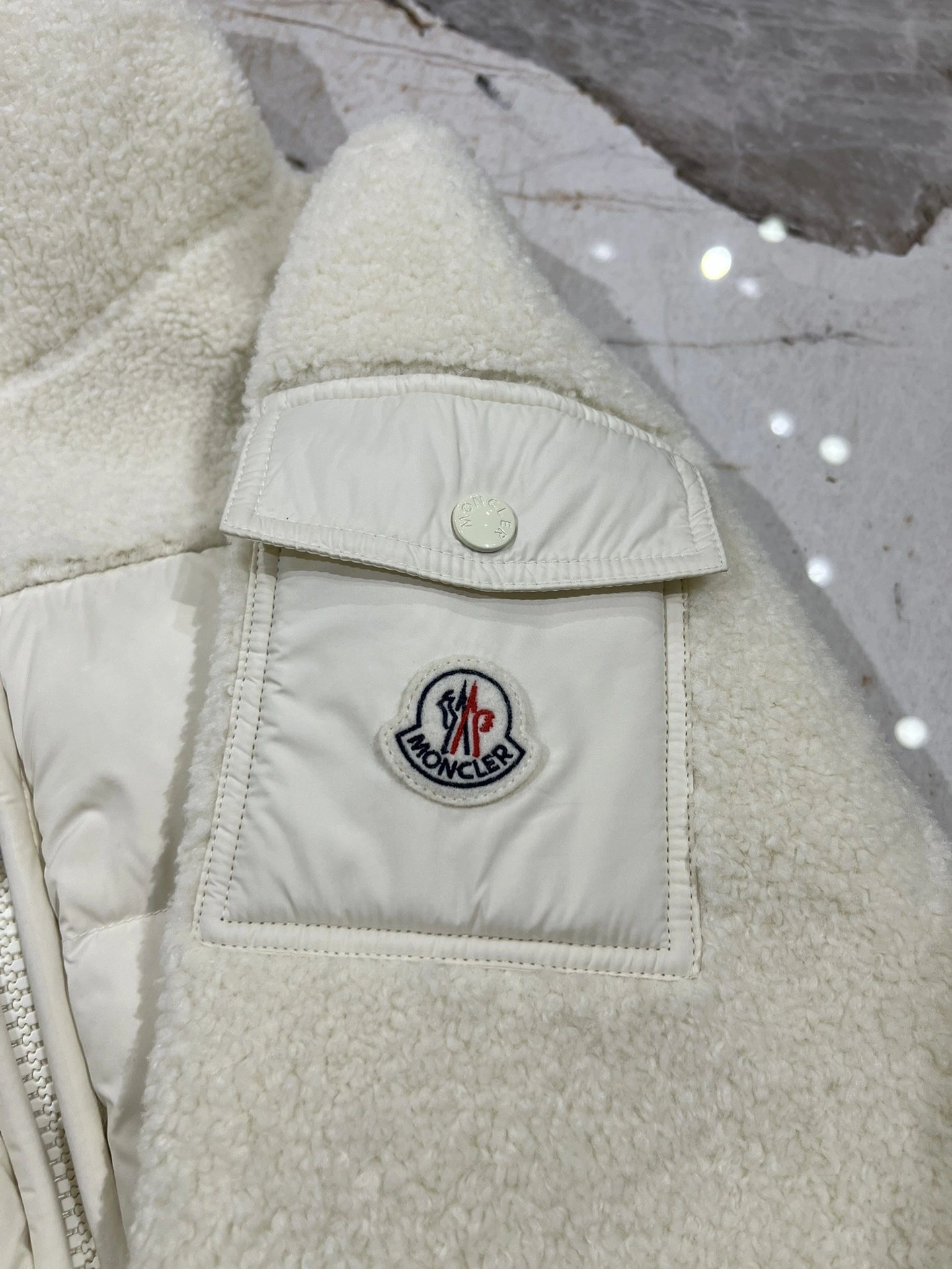 victoria- 7o9385r Escaut down jacket .lamb wool item:D-F140J2113